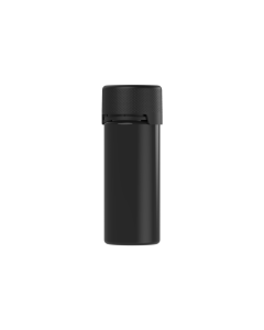 120ML CR AVIATOR BOTTLE WITH TAMPER EVIDENT (BLACK BOTTLE WITH BLACK CLOSURE)