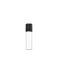 20ML CR AVIATOR BOTTLE WITH TAMPER EVIDENT (CLEAR BOTTLE WITH BLACK CLOSURE)