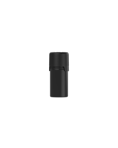 30ML CR STUBBY AVIATOR BOTTLE WITH TAMPER EVIDENT (BLACK BOTTLE WITH BLACK CLOSURE)