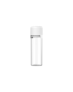 50ML CR AVIATOR BOTTLE WITH TAMPER EVIDENT (CLEAR BOTTLE WITH WHITE CLOSURE)
