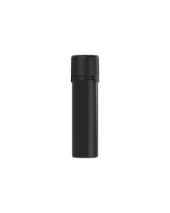 60ML CR AVIATOR BOTTLE WITH TAMPER EVIDENT (BLACK BOTTLE WITH BLACK CLOSURE)