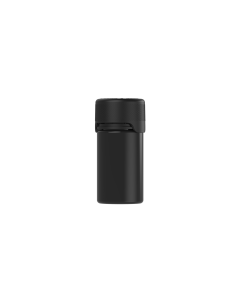 60ML CR MINI AVIATOR BOTTLE WITH LINER & TAMPER EVIDENT (BLACK BOTTLE WITH BLACK CLOSURE)