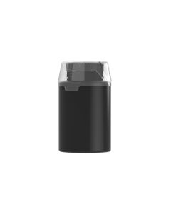 500ML CR AVIATOR BOTTLE WITH LINER &TAMPER EVIDENT & DOSING CUP (BLACK BOTTLE, BLACK CLOSURE WITH DOSING CUP)