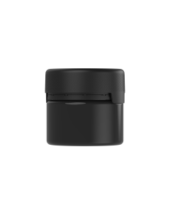10OZ CR AVIATOR XL CONTAINER WITH LINER & TAMPER EVIDENT (BLACK CONTAINER WITH BLACK CLOSURE)