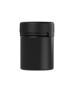 18.5OZ CR AVIATOR XL CONTAINER WITH LINER & TAMPER EVIDENT (BLACK CONTAINER WITH BLACK CLOSURE)