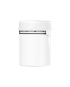 18.5OZ CR AVIATOR XL CONTAINER WITH LINER & TAMPER EVIDENT (WHITE CONTAINER WITH WHITE CLOSURE)