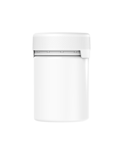 21.5OZ CR AVIATOR XL CONTAINER WITH LINER & TAMPER EVIDENT (WHITE CONTAINER WITH WHITE CLOSURE)
