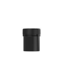 3OZ CR AVIATOR CONTAINER WITH LINER & TAMPER EVIDENT (BLACK CONTAINER WITH BLACK CLOSURE)