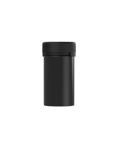 5OZ CR AVIATOR CONTAINER WITH LINER & TAMPER EVIDENT (BLACK CONTAINER WITH BLACK CLOSURE)