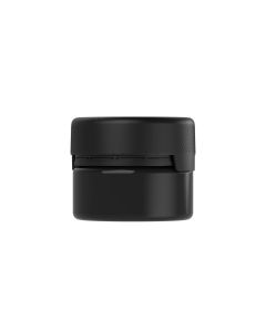 7.5OZ CR AVIATOR XL CONTAINER WITH LINER & TAMPER EVIDENT (BLACK CONTAINER WITH BLACK CLOSURE)