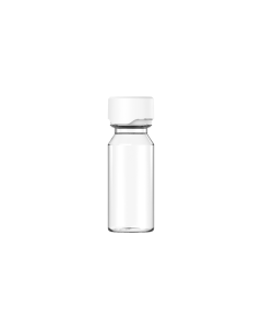 60ML CR AVIATOR SHOT BOTTLE WITH TAMPER EVIDENT (CLEAR BOTTLE WITH WHITE CLOSURE)