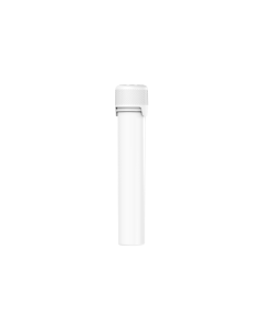 100MMF CR AVIATOR TUBE WITH LINER & TAMPER EVIDENT (WHITE TUBE WITH WHITE CLOSURE)