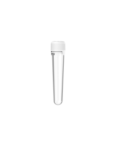 100MM CR Aviator Clear Tube With White Closure