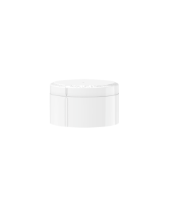 100G HIGH-CAPACITY CR POUCH CONTAINER (GLOSS WHITE CONTAINER WITH WHITE CLOSURES)