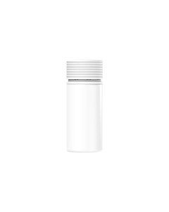 100ML CR SPIRAL BOTTLE WITH TAMPER EVIDENT (WHITE BOTTLE WITH WHITE CLOSURE)