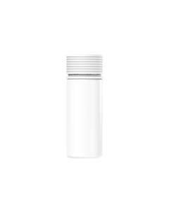 120ML CR SPIRAL BOTTLE WITH TAMPER EVIDENT (WHITE BOTTLE WITH WHITE CLOSURE)
