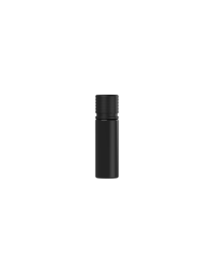 16.5ML CR SPIRAL BOTTLE WITH TAMPER EVIDENT (BLACK BOTTLE WITH BLACK CLOSURE)