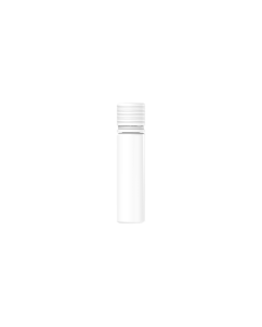 20ML CR SPIRAL BOTTLE WITH TAMPER EVIDENT (WHITE BOTTLE WITH WHITE CLOSURE)