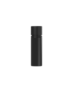 50ML CR SPIRAL BOTTLE WITH TAMPER EVIDENT (BLACK BOTTLE WITH BLACK CLOSURE)