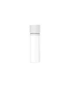 50ML CR SPIRAL BOTTLE WITH TAMPER EVIDENT (WHITE BOTTLE WITH WHITE CLOSURE)