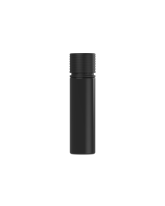 60ML CR SPIRAL BOTTLE WITH TAMPER EVIDENT (BLACK BOTTLE WITH BLACK CLOSURE)