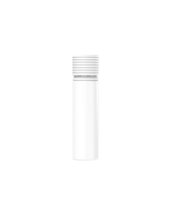 60ML CR SPIRAL BOTTLE WITH TAMPER EVIDENT (WHITE BOTTLE WITH WHITE CLOSURE)
