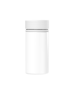 10OZ CR WIDE MOUTH SPIRAL CONTAINER WITH LINER & TAMPER EVIDENT (WHITE CONTAINER WITH WHITE CLOSURE)