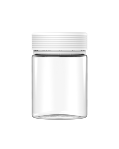 21.5OZ CR SPIRAL XL CONTAINER WITH LINER & TAMPER EVIDENT (CLEAR CONTAINER WITH WHITE CLOSURE)