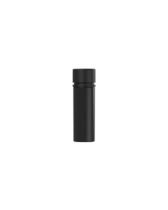 65MM CR SPIRAL 510F CARTRIDGE CONTAINER WITH TAMPER EVIDENT (BLACK CONTAINER WITH BLACK CLOSURE)