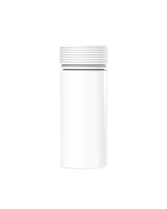 8OZ CR SPIRAL CONTAINER WITH LINER & TAMPER EVIDENT (WHITE CONTAINER WITH WHITE CLOSURE)