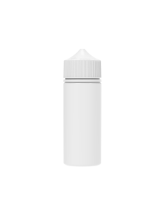 120ML CR REDUCER UNICORN BOTTLE WITH TAMPER EVIDENT (WHITE BOTTLE WITH WHITE CLOSURE)