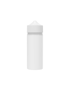 120ML CR UNICORN BOTTLE WITH TAMPER EVIDENT (WHITE BOTTLE WITH WHITE CLOSURE)