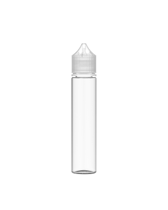 75ML CR UNICORN BOTTLE WITH TAMPER EVIDENT (CLEAR BOTTLE WITH CLEAR CLOSURE)